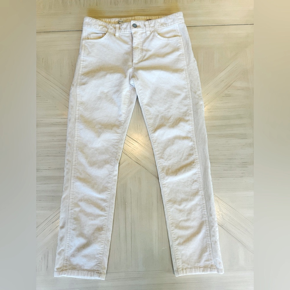 Anthropologie Pilcro Cream Pants Slim Boyfriend Size 27 - Picture 6 of 12